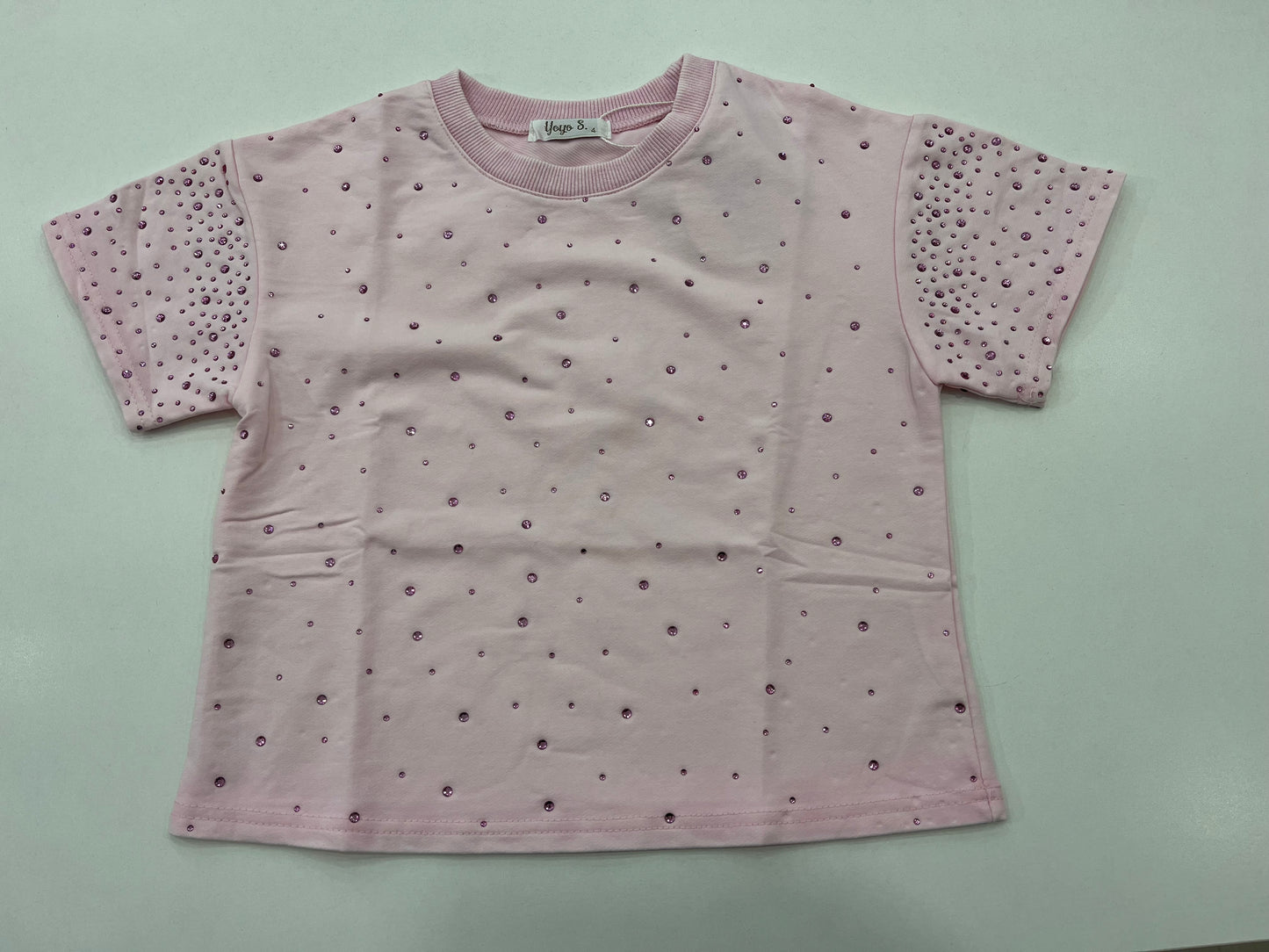 T-shirt pink brillos