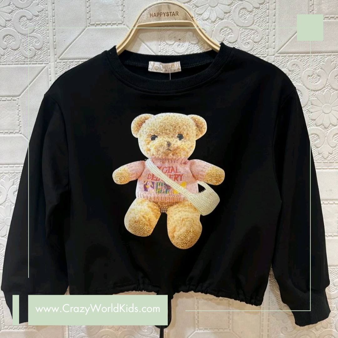 Felpa Teddy disponibile dalla 4 alla 14 anni