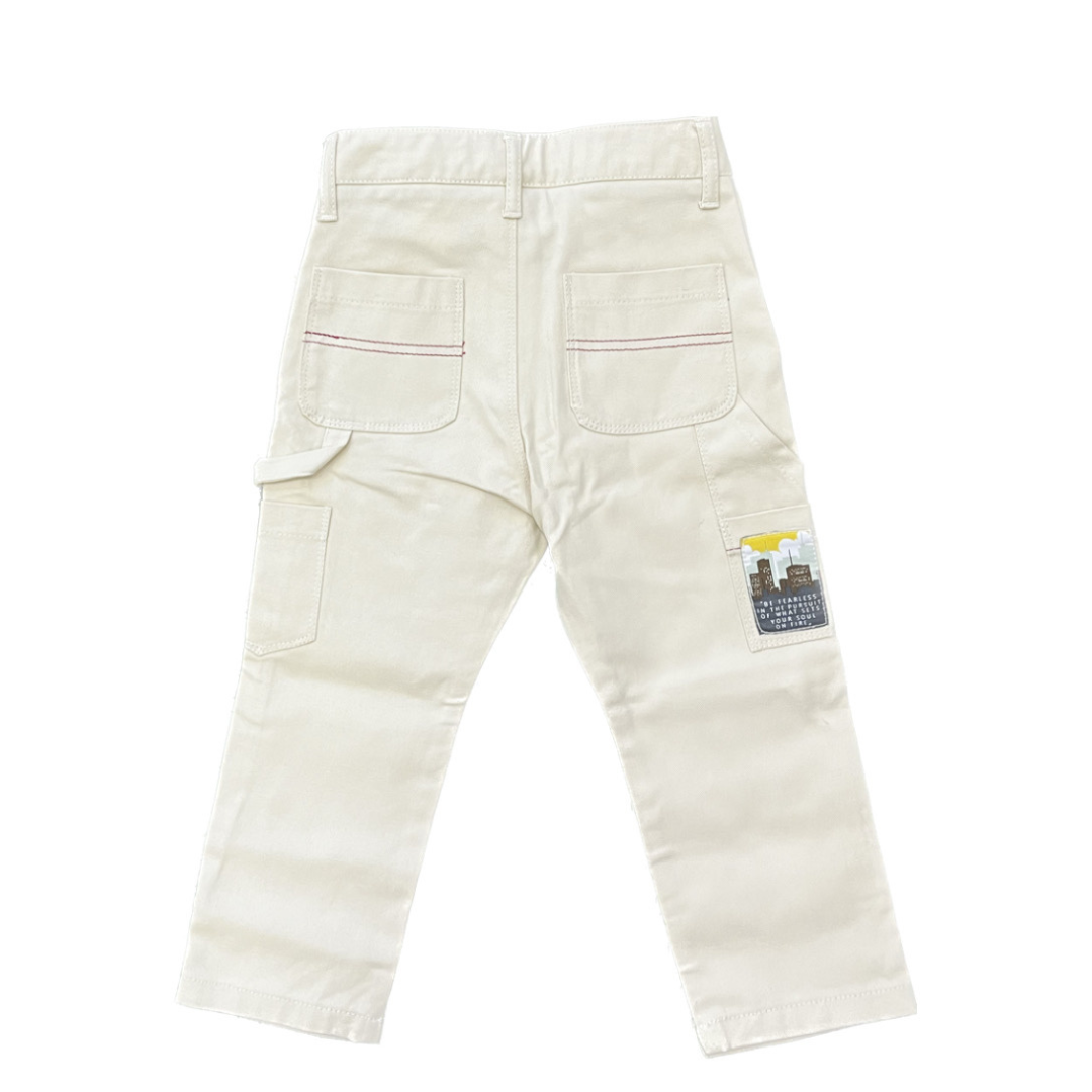 Pantalone Tapered fit disponibile in due varianti di colore dalla 3 alla 16 anni