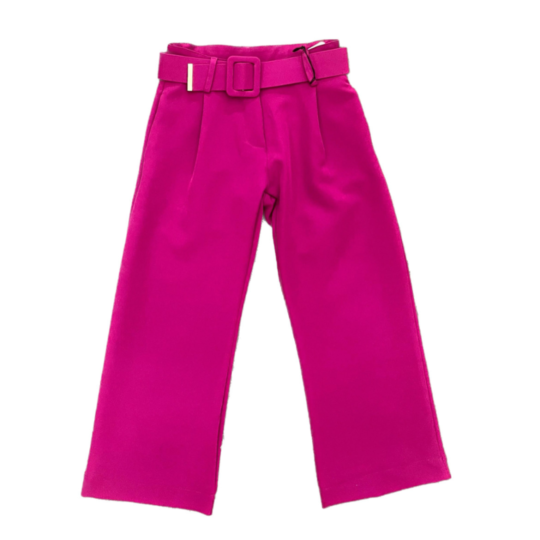 Pantalone Magenta a palazzo disponibile dalla 3 alla 18 anni