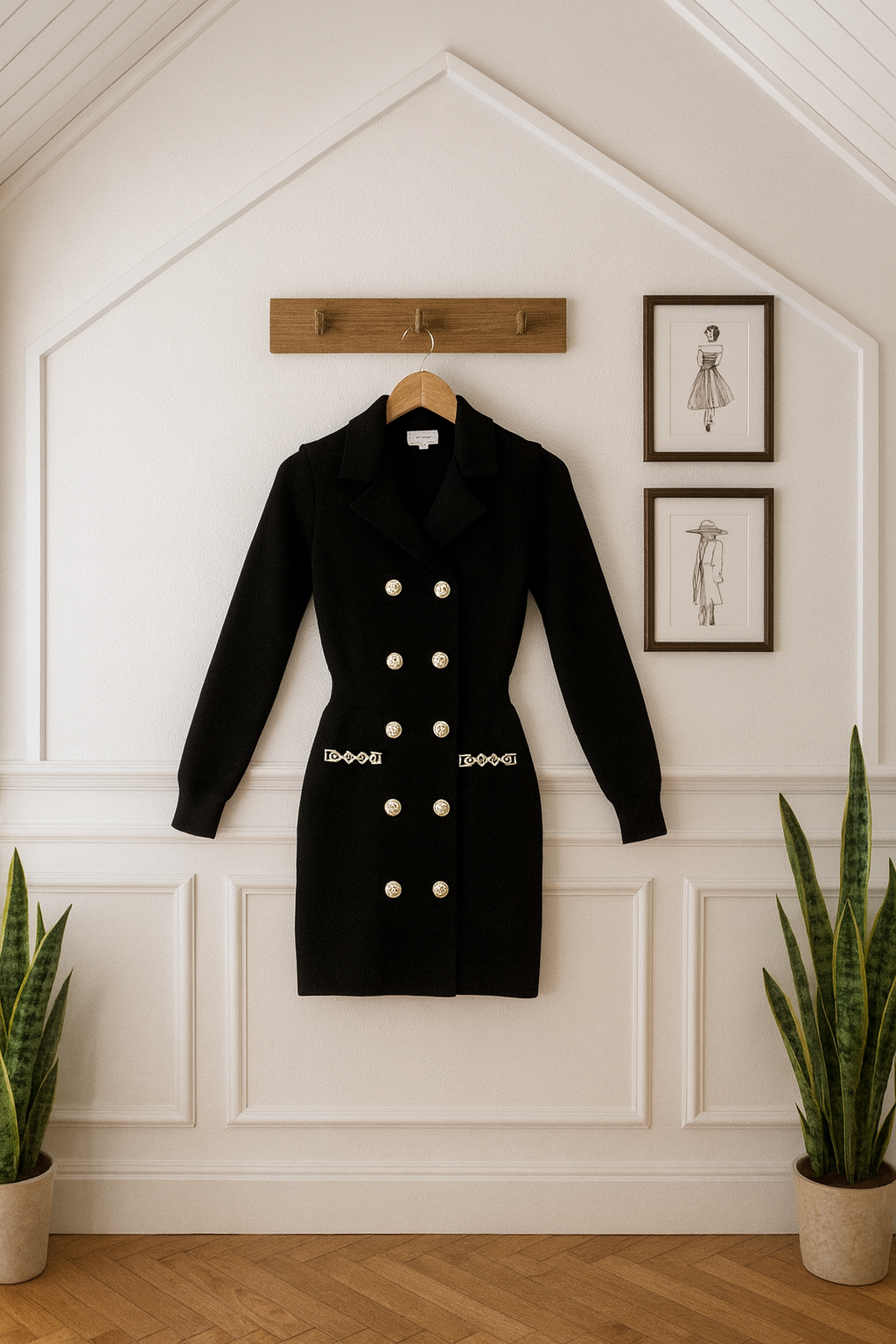 Vestito Chanel Vibes disponibile in nero e beige