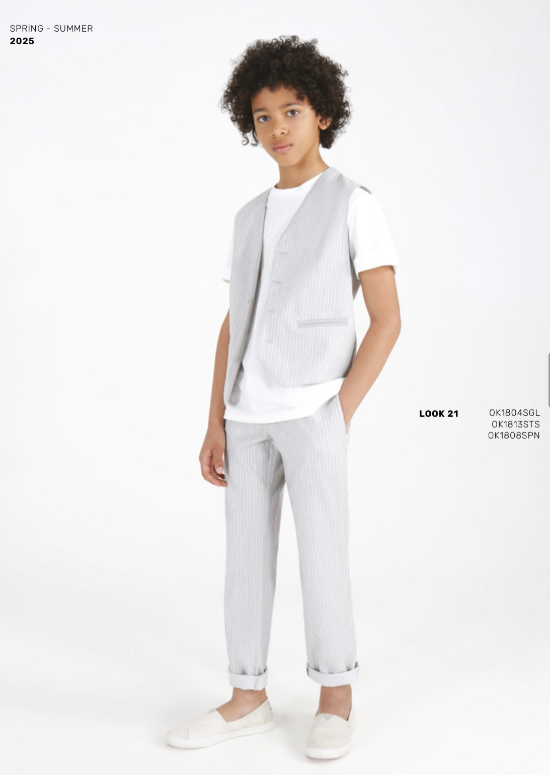 Gilet monopetto disponibile dalla 8 alla 16 anni