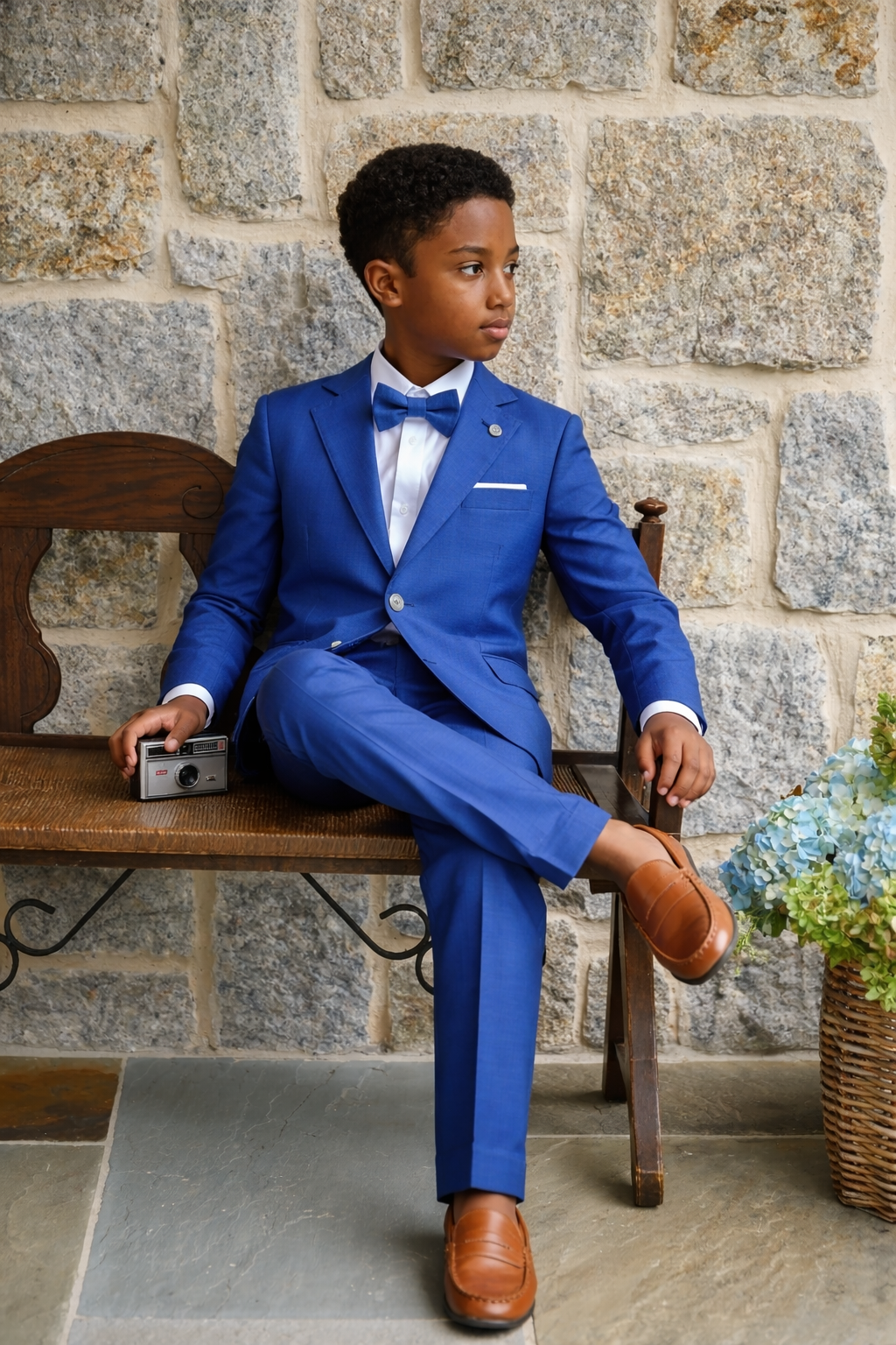 Completo cerimonia bimbo BLUETTE