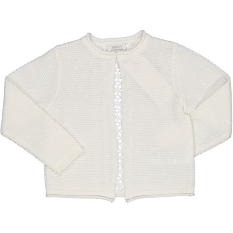 Cardigan con ricami disponibile dalla 12 alla 36 mesi
