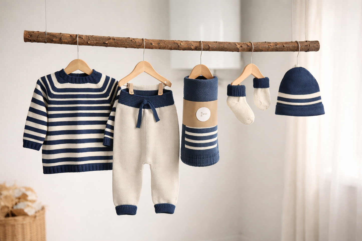 Pacchetto LI&ME cream / indigo