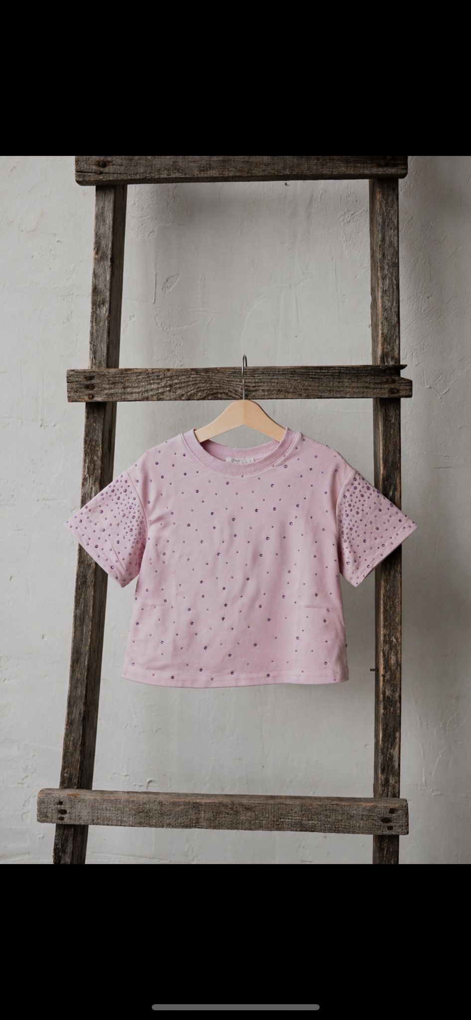 T-shirt pink brillos
