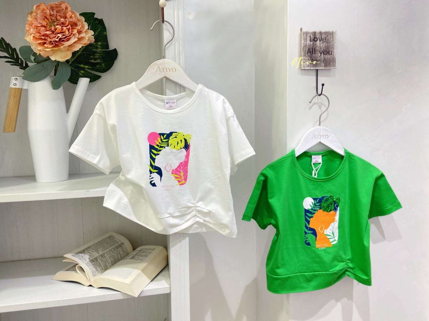 T-shirt Face crop
