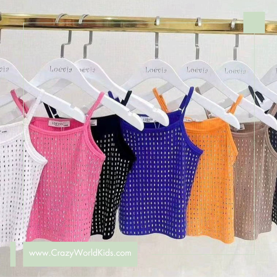 Completo top e gonna nella variante fucsia disponibile dalla 4 alla 14 anni