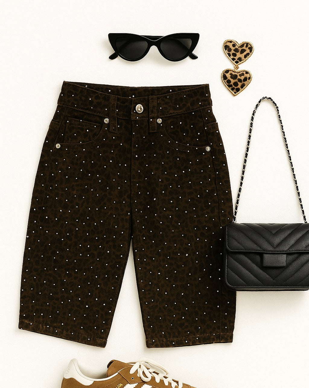 Jeans maculato GLITTER SAVANNAH