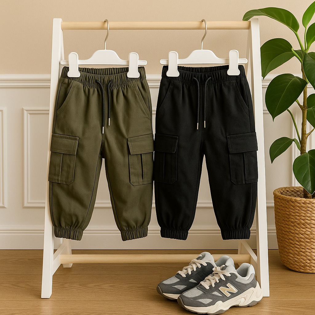 Cargo nero e verde bosco