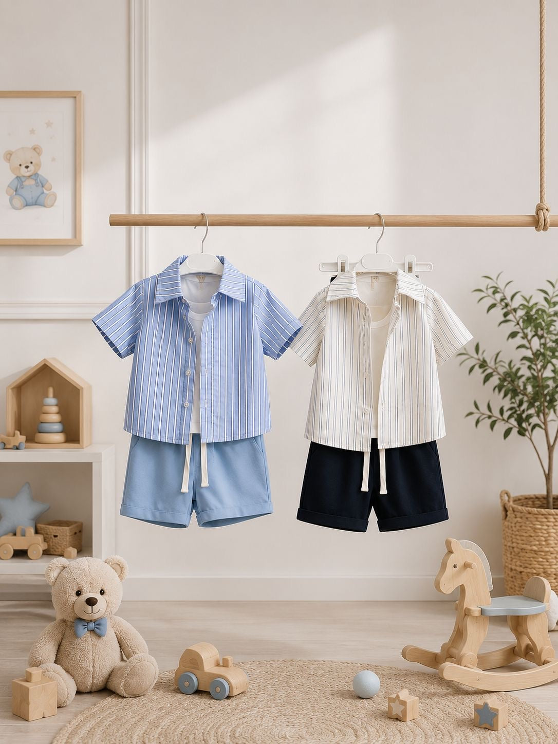 Completo neonato SUMMER STRIPES