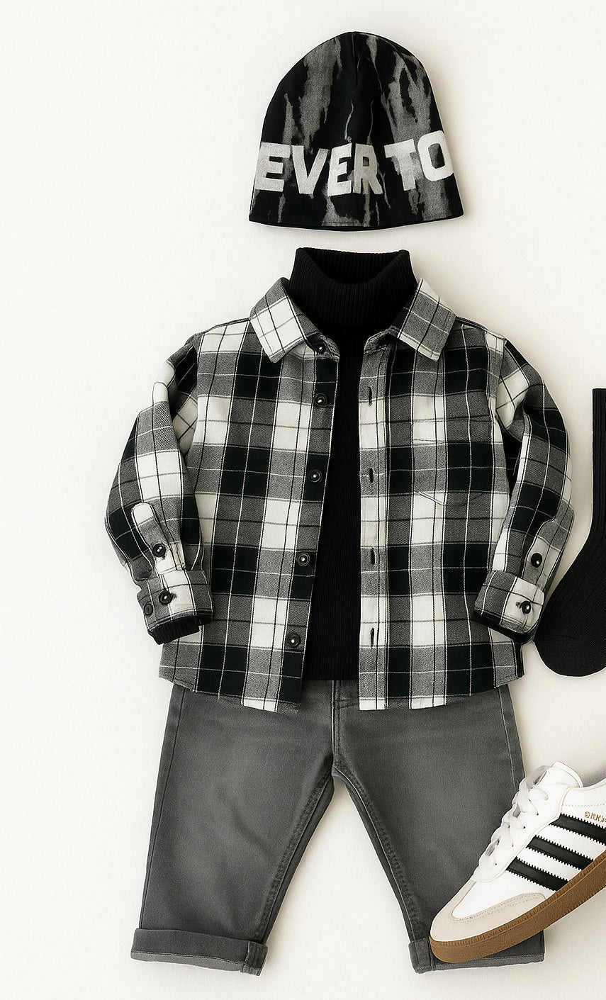 Jeans grigio neonato ESSENTIAL GREY FIT