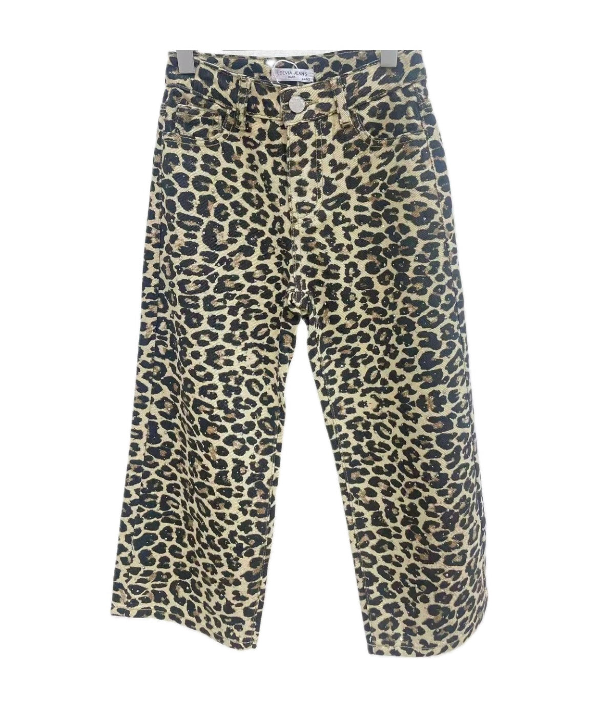 Jeans maculato disponibile dalla 4 alla 14 anni