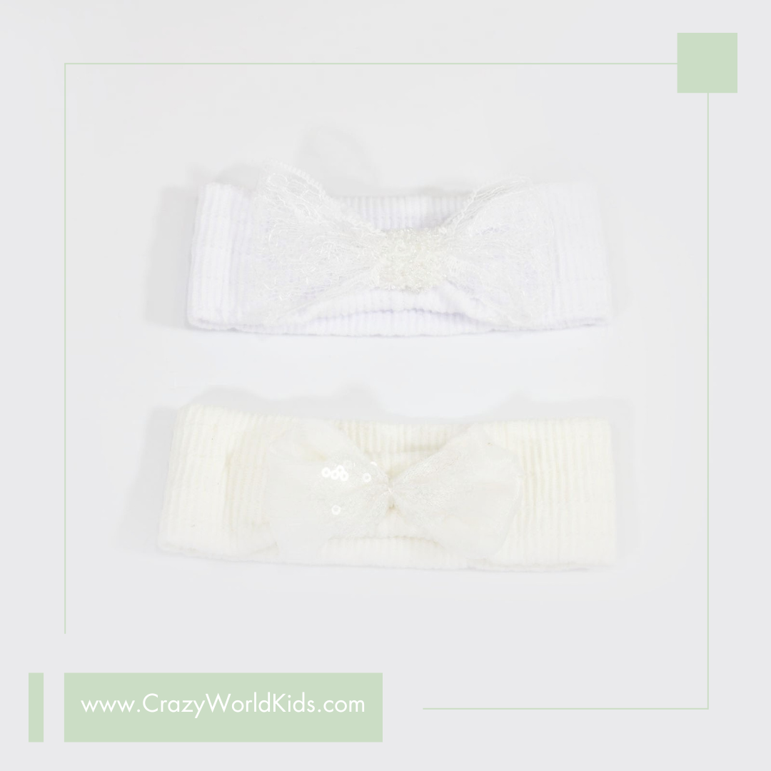 Fascette baby cerimonia disponibile bianca o panna