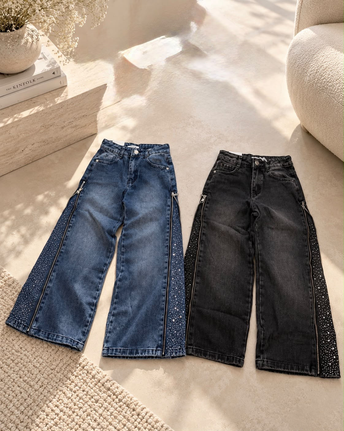 Jeans bimba ZIP&SHINE