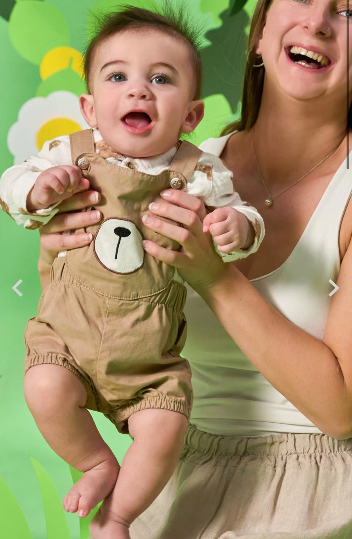 Salopette Teddy disponibile dalla 3 alla 24 mesi