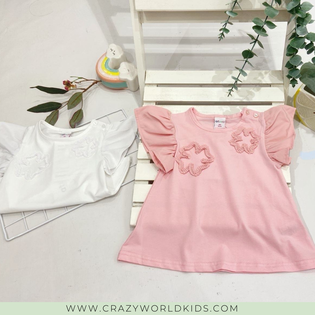 T-shirt disponibili in due varianti di colore dalla 12 alla 36 mesi