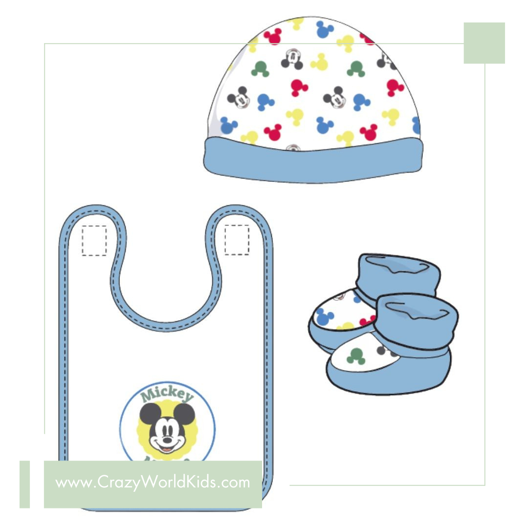 Set Topolino 3 pezzi