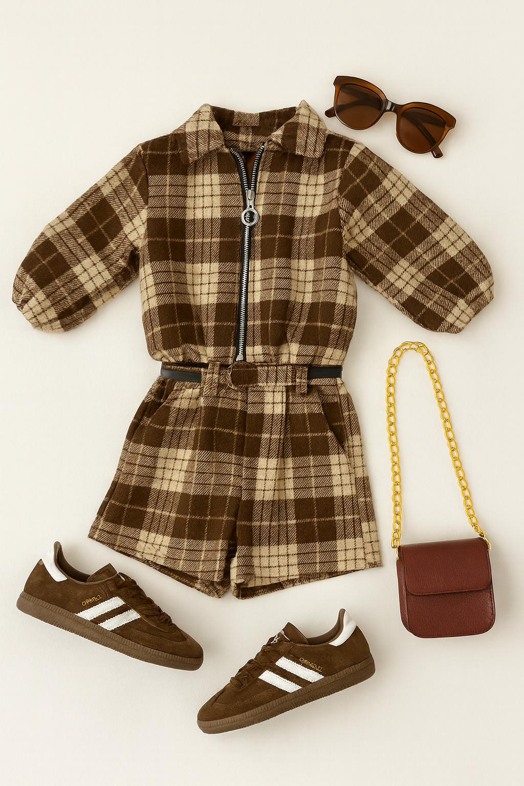 Completo due pezzi neonata Foglia d’Autunno