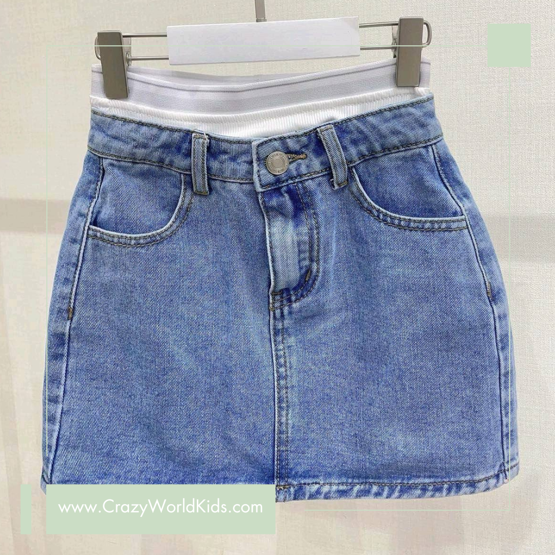 Gonna in jeans disponibile dalla 4 alla 14 anni