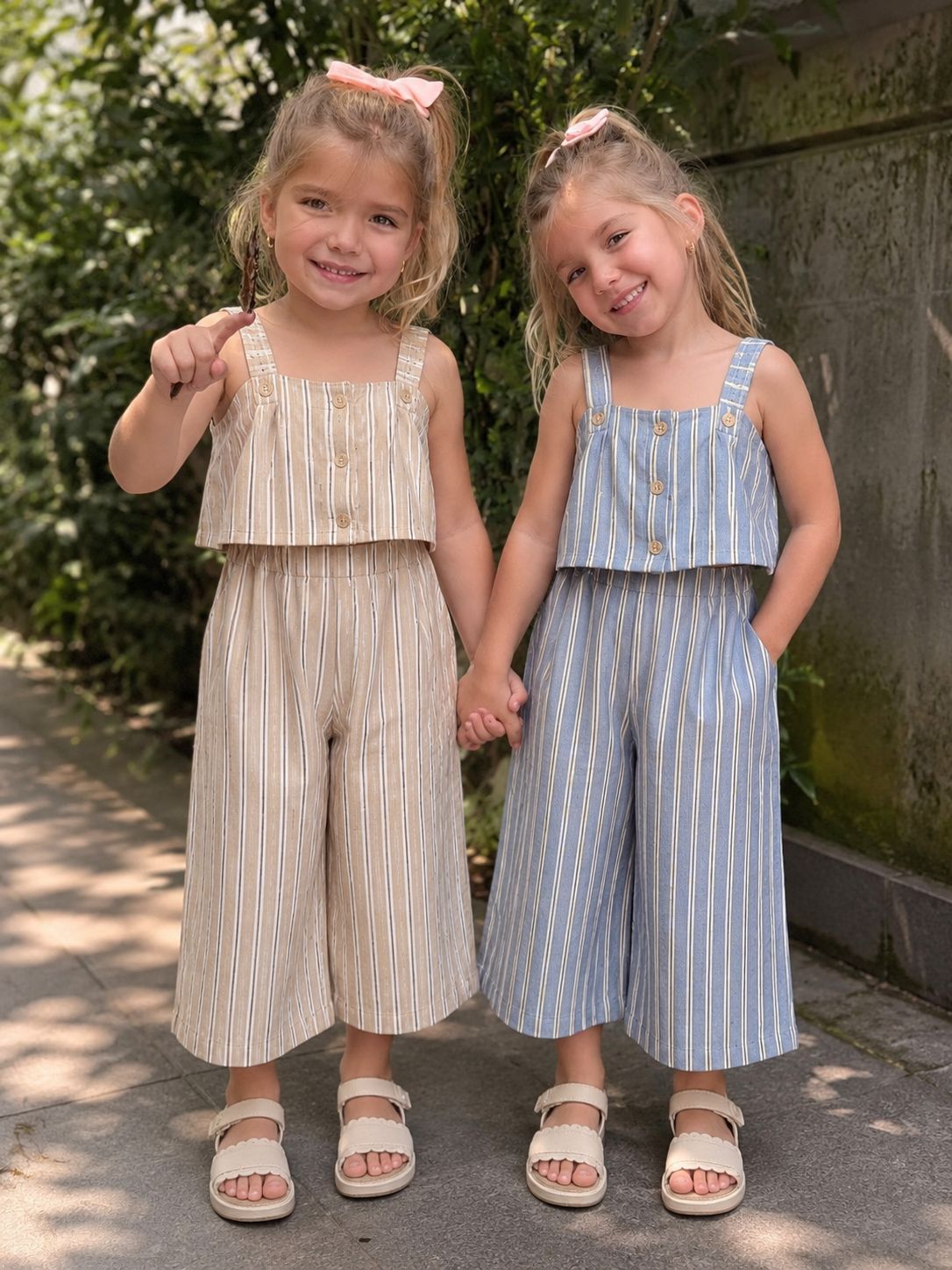 Completo neonata GOLDEN HOUR STRIPES