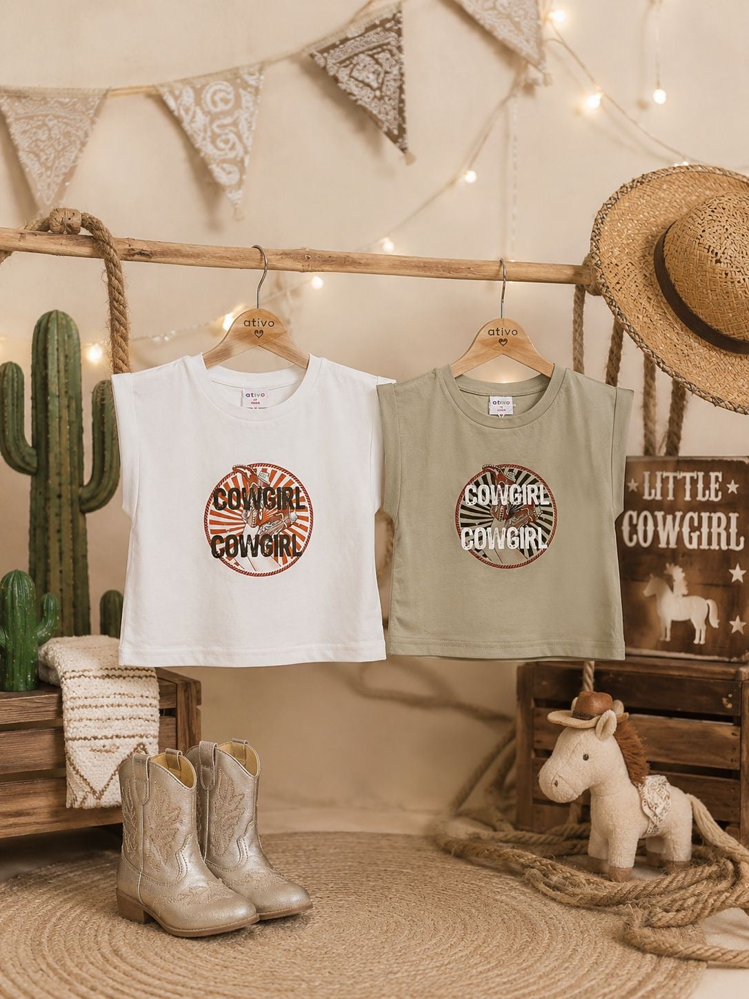 T-shirt cowgirl