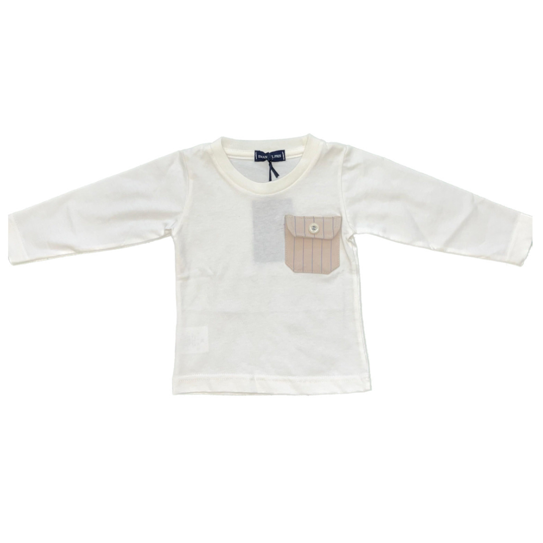 T-shirt con taschino disponibile dalla 9 alla 30 mesi