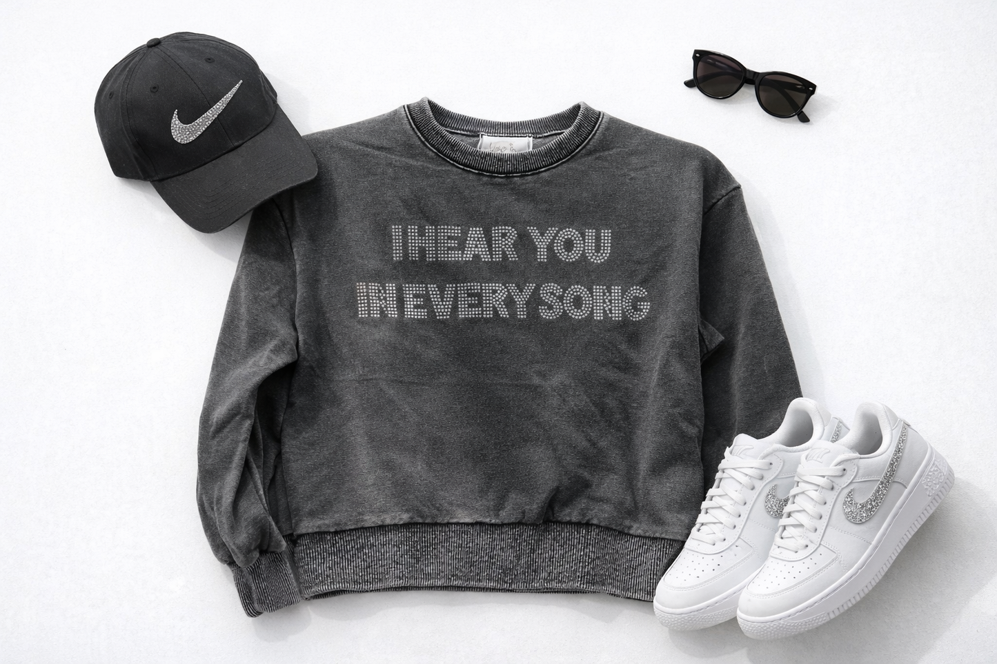 Felpa GREY Brillos