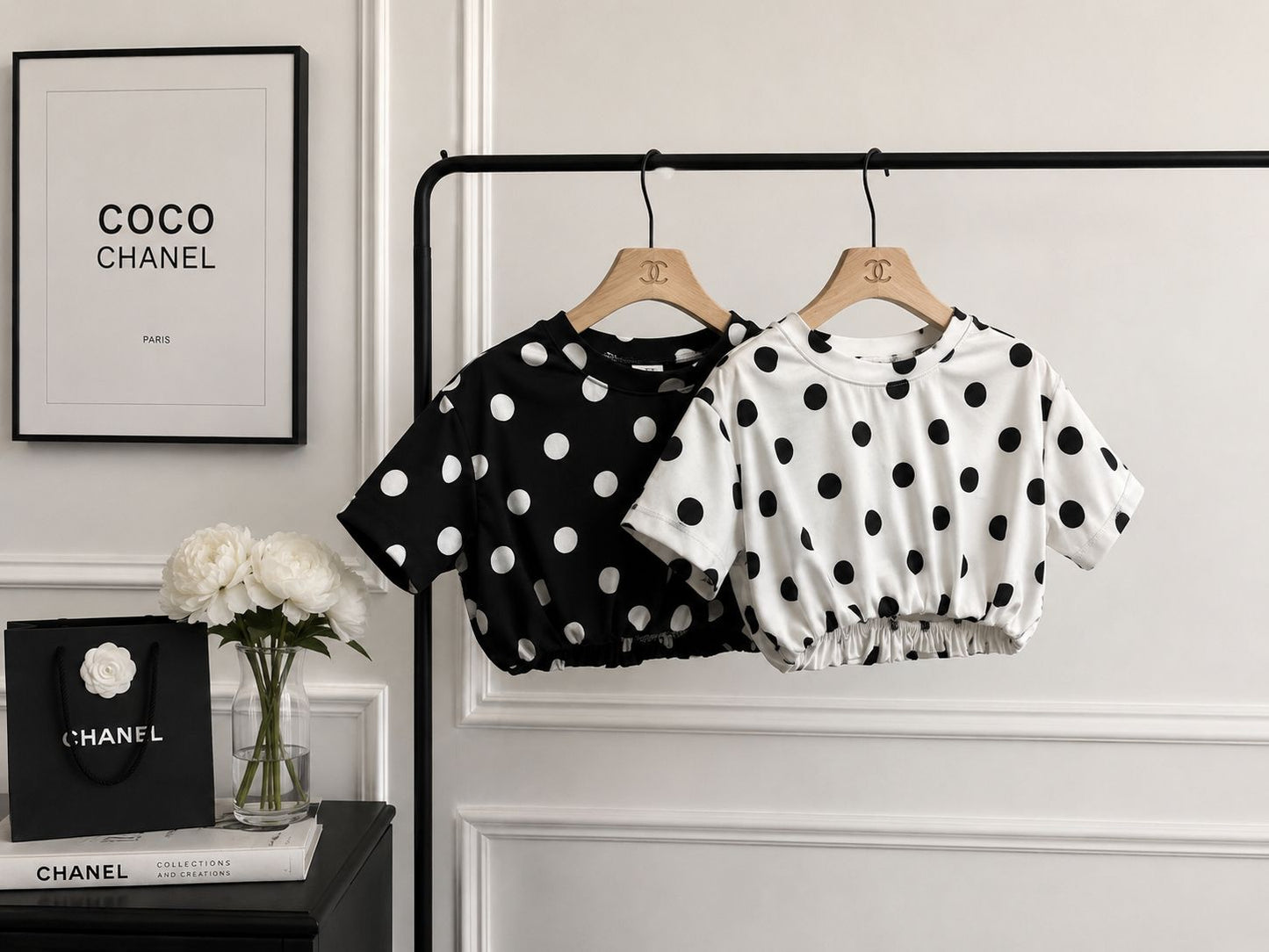 T-shirt Crop bimba POIS ATTITUDE