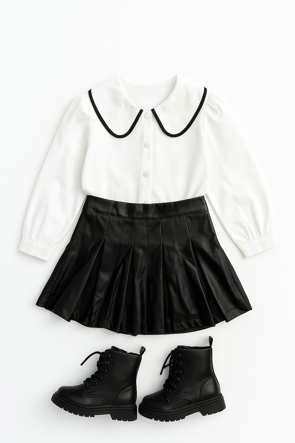 Gonna in ecopelle bimba LITTLE REBEL