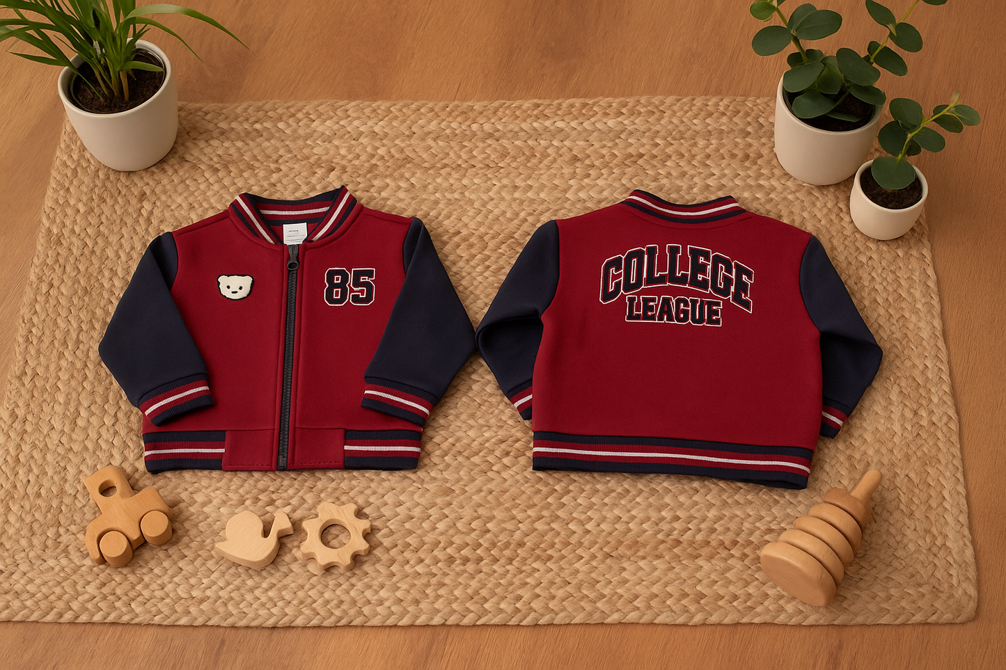 Felpa College 85 disponibile blu/bianca - blu /bordeaux