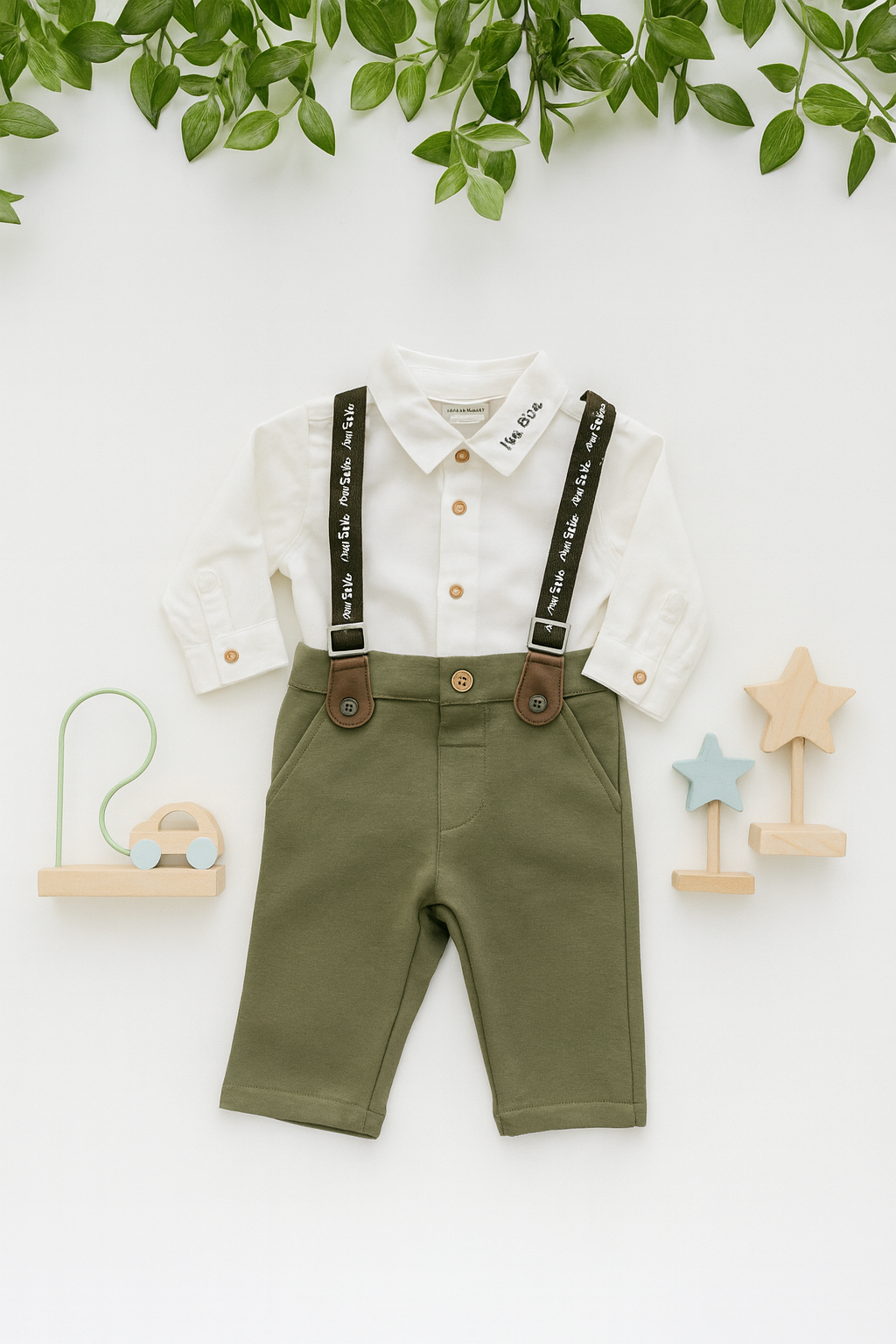 Camicia a body neonato MINI BIRBA