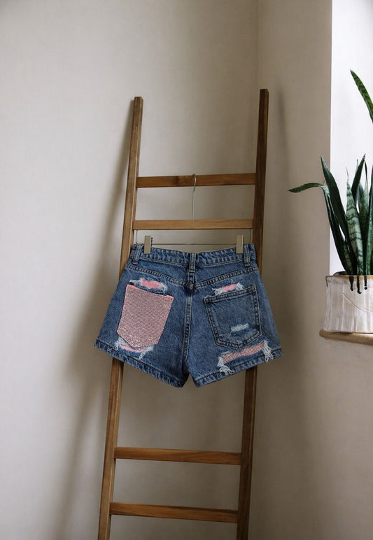 Shorts in denim BRILLOS POCKET