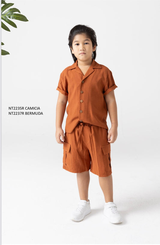 Camicia tegola disponibile dalla 8 alla 18 anni