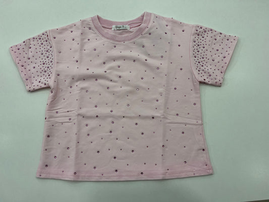 T-shirt pink brillos