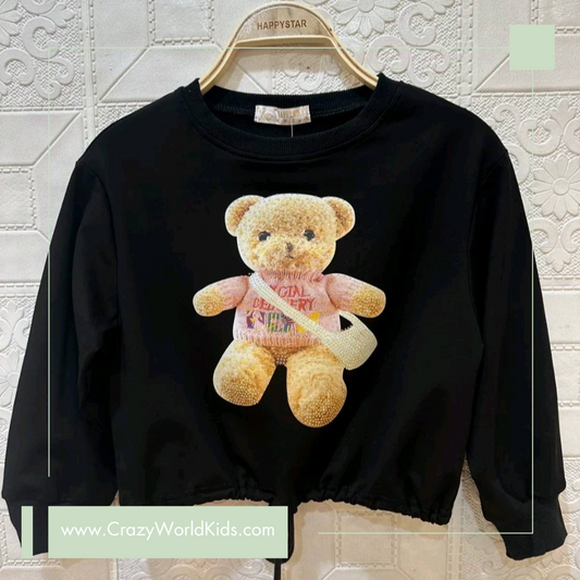 Felpa Teddy disponibile dalla 4 alla 14 anni
