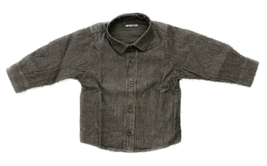 Camicia Black Never Too 8/18 anni