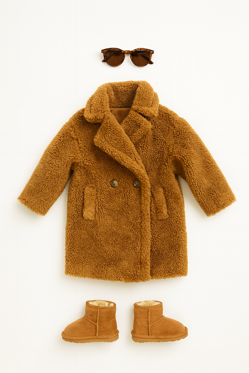Cappotto TEDDY  lungo bimba