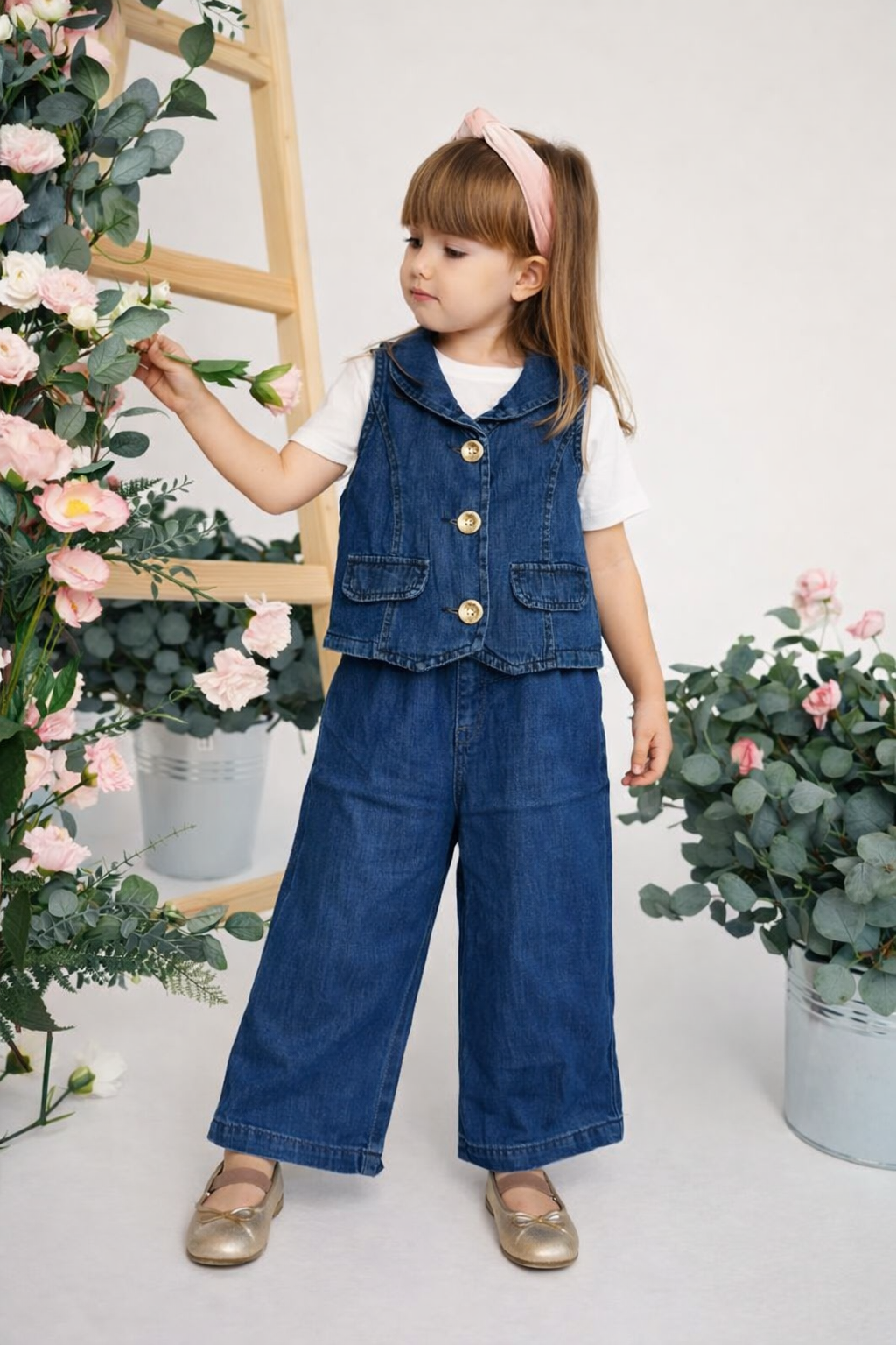 Cordset denim bimba