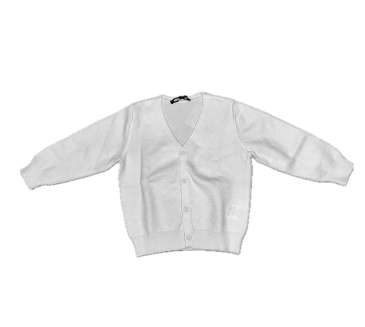 Cardigan bianco disponibile dalla 12 alla 36 mesi