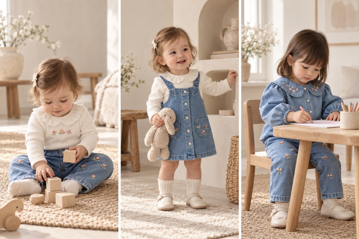 Jeans floreale