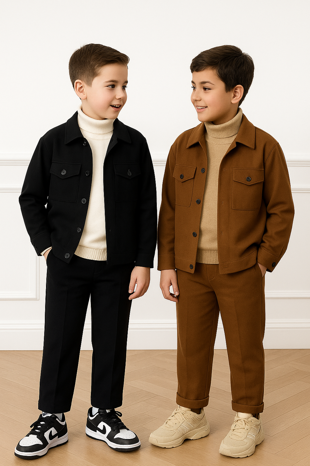 Completo New Style bimbo disponibile in nero e marrone