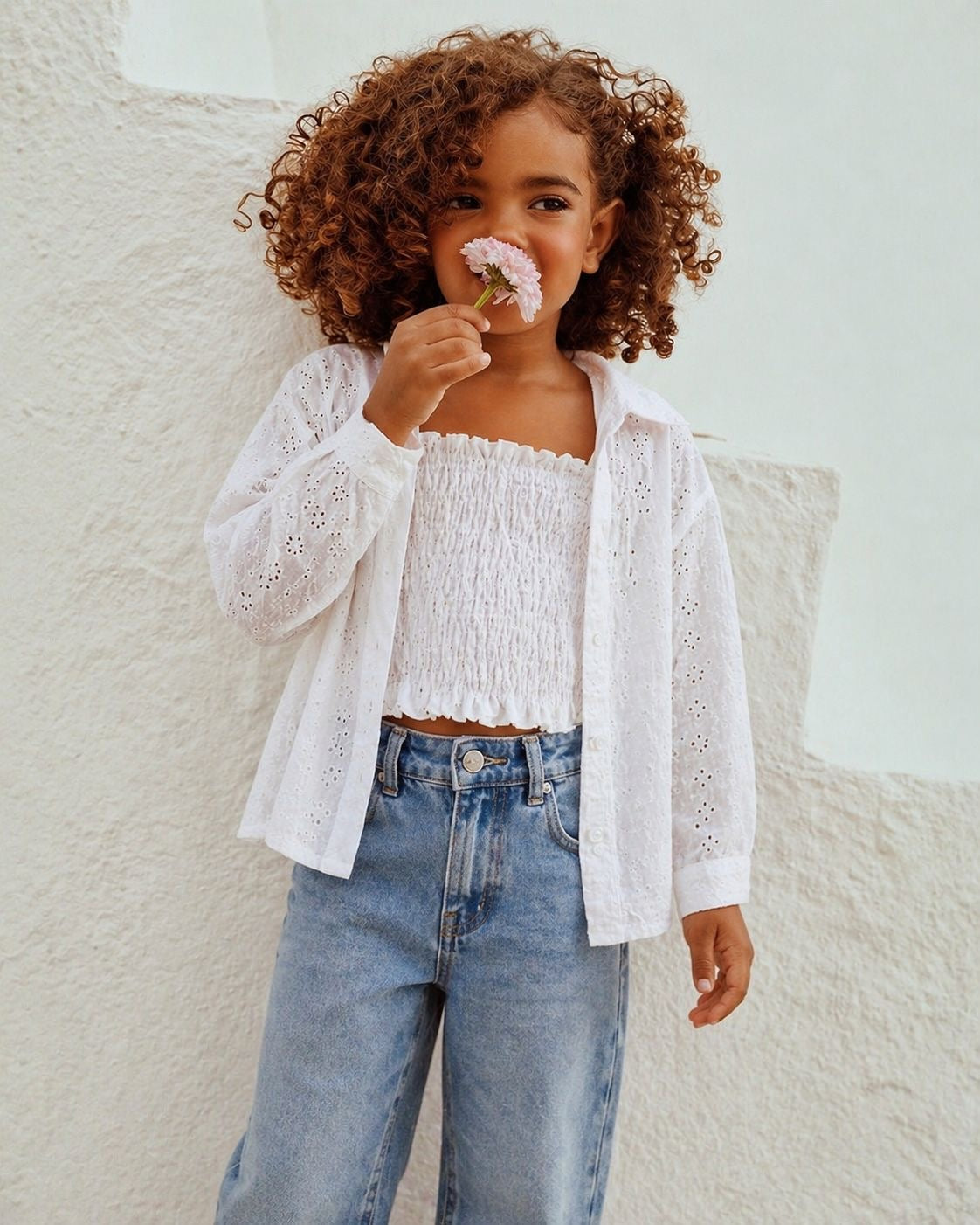Camicia e top in pizzo SANGALLO