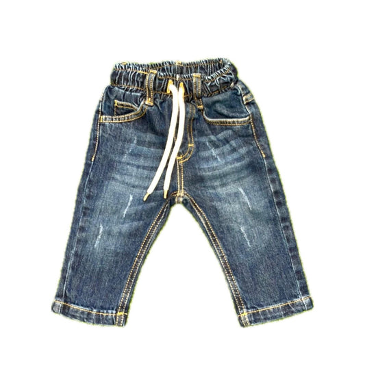 Pantalone denim blu disponibile dalla 9 alla 30 mesi