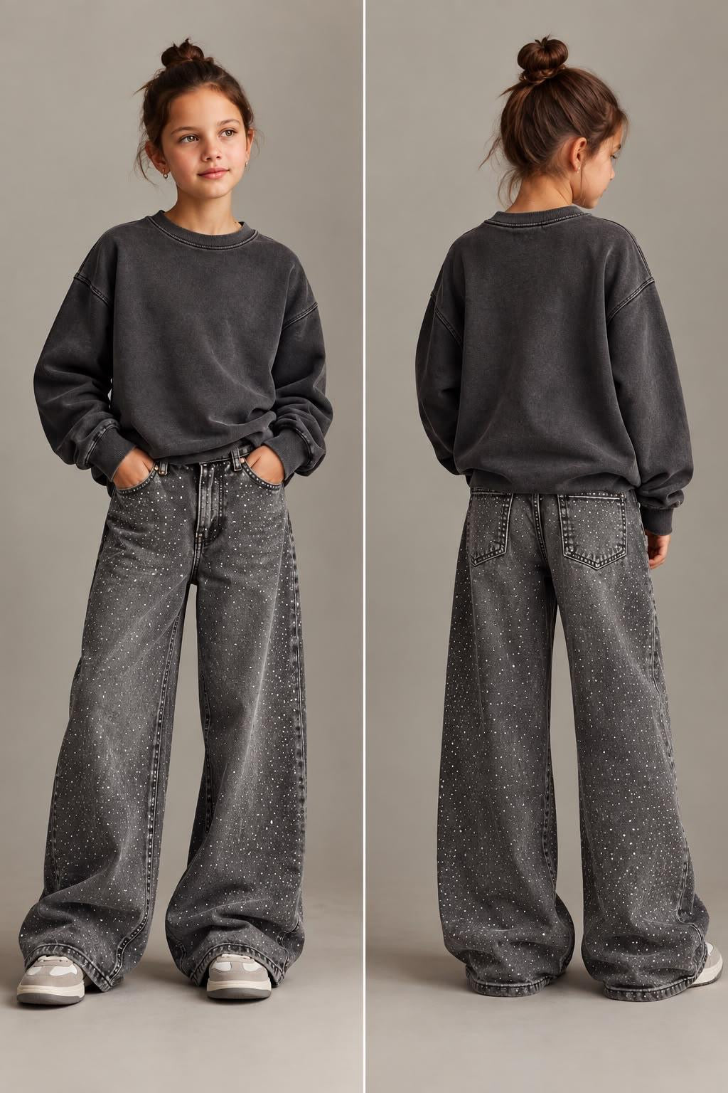 Jeans black brillos