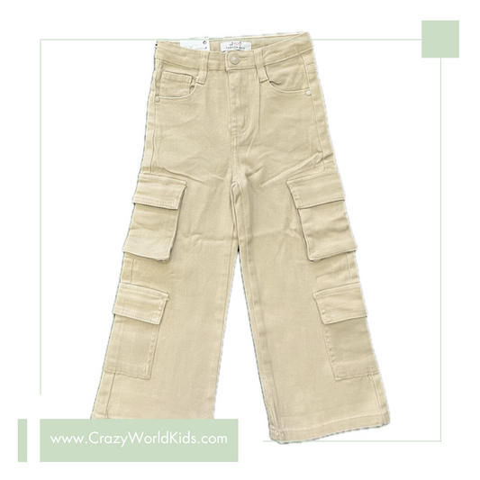 Cargo beige disponibile dalla 4 alla 14 anni