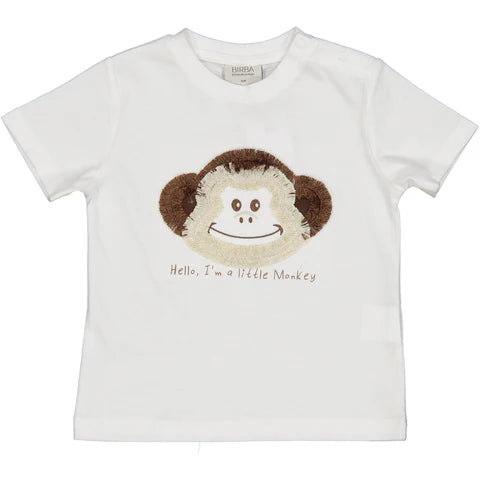 T-shirt monkey disponibile dalla 12 alla 36 mesi
