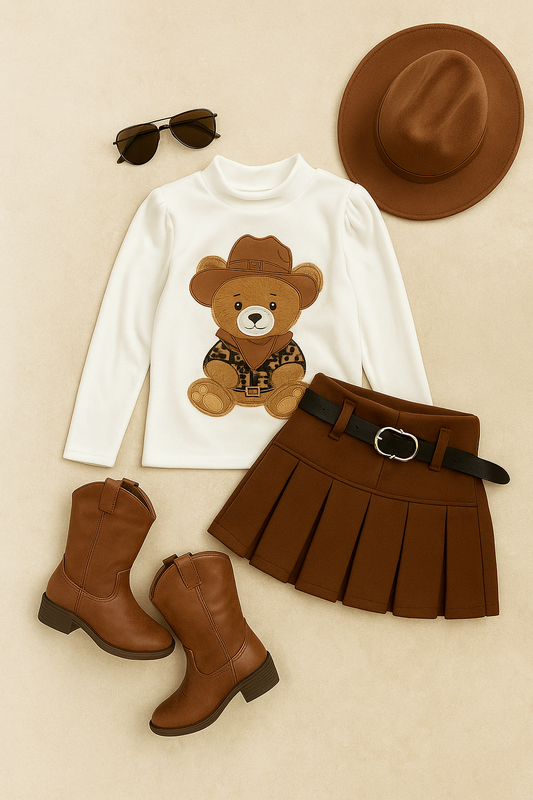 Completo con pantagonna TEDDY COWBOY bimba