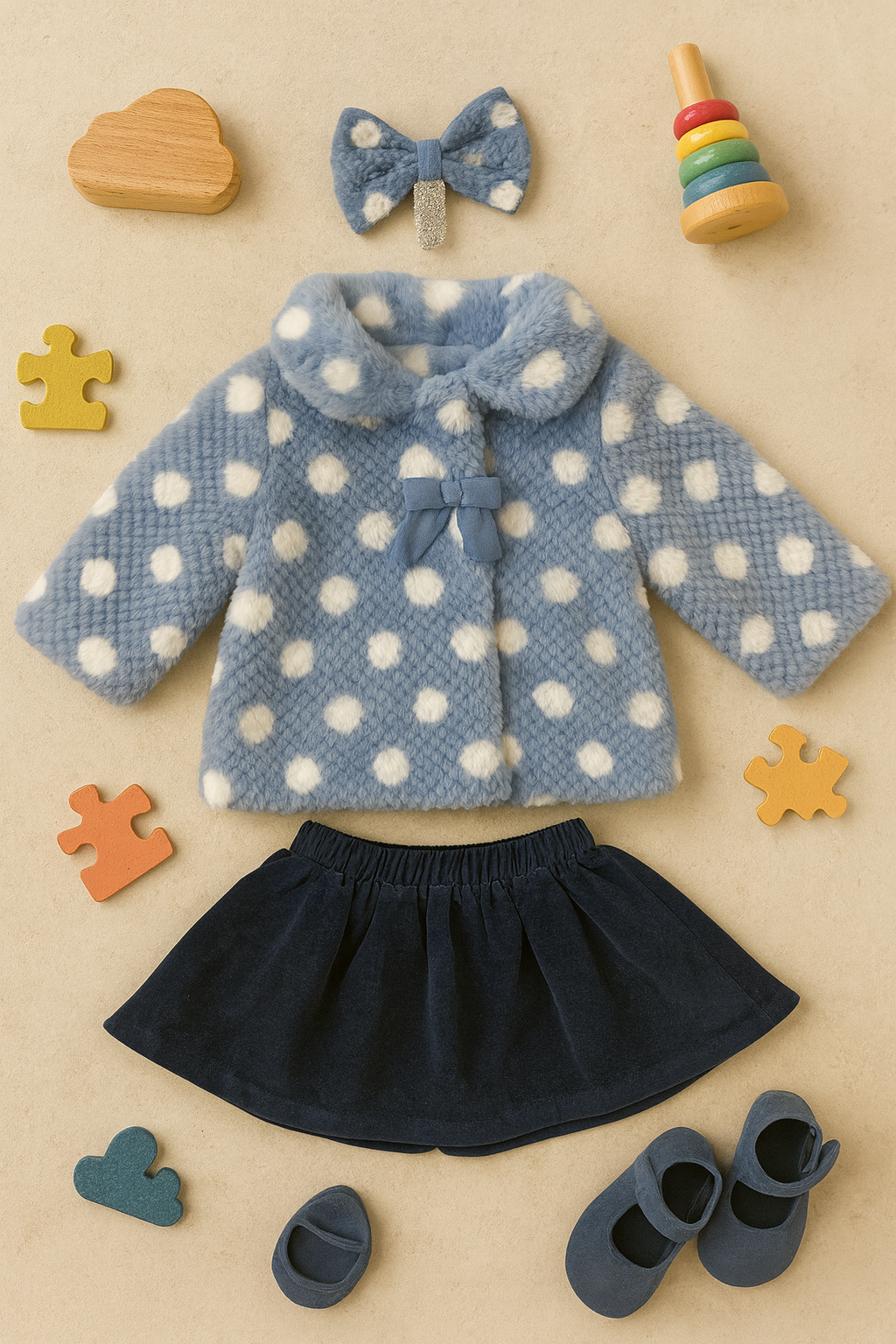 Cappotto neonata SOFT CLOUD disponibile dalla 6 alla 30 mesi