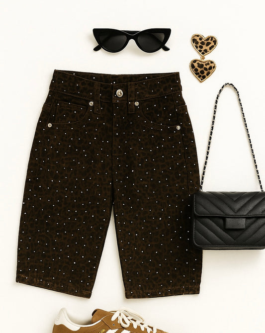 Jeans maculato GLITTER SAVANNAH